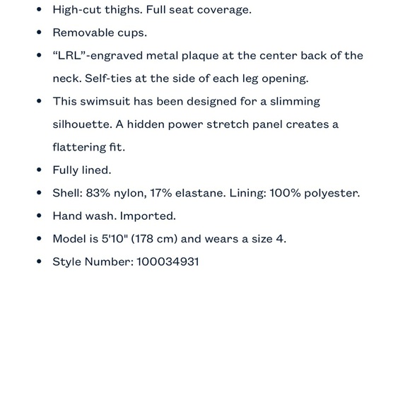 Lauren Ralph Lauren Floral One Piece Swimsuit - Pink and Green - Picture 2 of 7